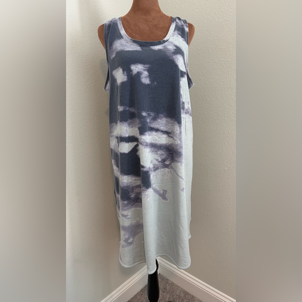 Wonderly Studio Blue and White Dress